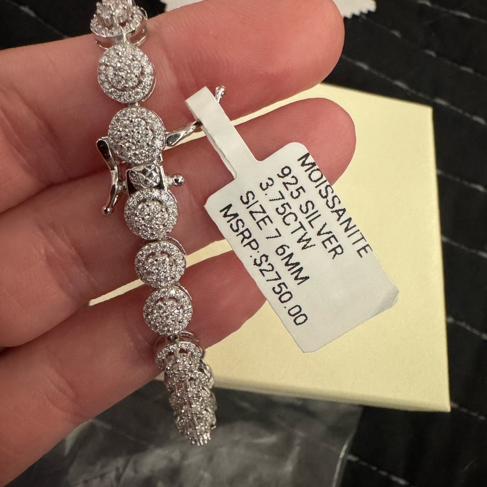 Moissanite 925 tennis Bracelet